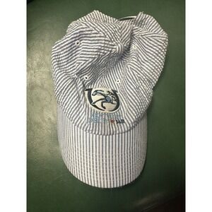 Kentucky Derby Seersucker Hat Cap 2017 Edition Horse Racing Blue White